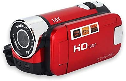 Hopcd 720P Caméscope Numérique, 4X Zoom Mini Vidéo Caméra à 270 degrés, 2.4Pouces Ecran Caméscope Rechargeable d'Appareil Photo Numérique pour Enfants/Enfants/débutants/Adolescents Fiche Technique et Prix au Maroc