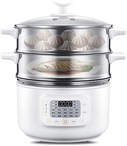 YYAI-HHJU Cuiseur À Œufs, Cuiseur À Vapeur À 3 Couches en Acier Inoxydable, Aliments Électriques De Grande Capacité, Préparation De Repas Sains, Riz, Viande, Œufs Fiche Technique et Prix au Maroc