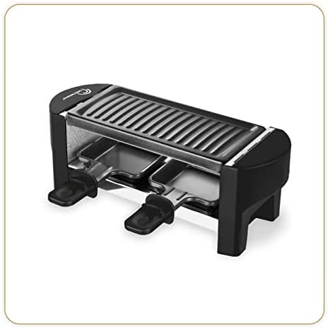 LITTLE BALANCE 8559 Black Jura 2, Appareil à raclette 1 ou 2 personnes, Revêtement anti-adhésif, 1 ou 2 personnes, 320 W, Noir Fiche Technique et Prix au Maroc