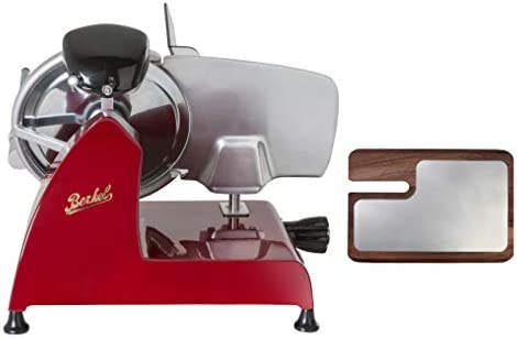 BERKEL - Trancheuse Red Line 250 + Planche à découper en frêne et acier inoxydable (Rouge) Fiche Technique et Prix au Maroc