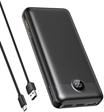 Batterie Externe 30000mAh, Grande Capacité Charge Rapide PD 20W USB C Power Bank avec 4 Sorties, Chargeur Portable de Grande Capacité pour iPhone/iPad/Samsung Galaxy et Autres appareils intelligents Fiche Technique et Prix au Maroc