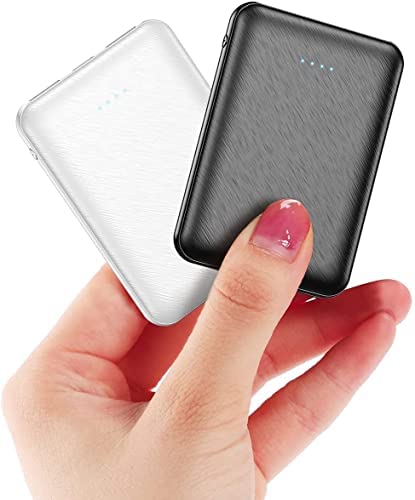 (Paquet de 2) EUARY Mini Batterie Externe, Powerbank 5000mAh Batterie 2 Ports USB Sortie (5V 2.0A) Portable Ultra Chargeur.… Fiche Technique et Prix au Maroc