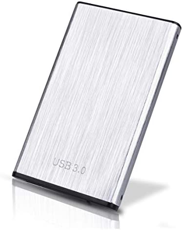 Riyth Disque Dur Externe 2to,Disque Dur Externe USB3.0 Portable 2.5" HDD Compatible avec PC, Laptop,Desktop,Chromebook,TV.A(2To,Argent) Fiche Technique et Prix au Maroc