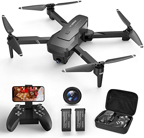 NEHEME NH760 Drone avec Caméra 1080P HD, WiFi FPV Pliable Drone Mode sans Tête,Maintien d'Altitude,Vol de Trajectoire,Contrôle Gestue, 32 Mins de Vol Mini drone Enfant Cadeau avec 2 Batteries et Sac Fiche Technique et Prix au Maroc