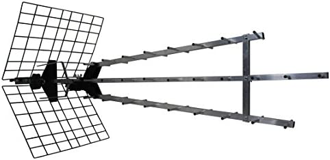 Metronic 415049 Antenne d'extérieur Trinappe amplifiée 57 dB - filtre 4G - UHF - 4K HD Fiche Technique et Prix au Maroc