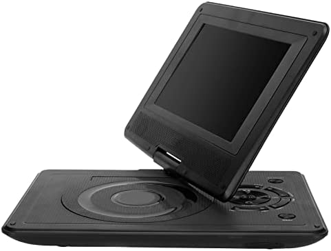 Zunate Lecteur DVD Portable, Lecteur DVD à écran HD de 8,5 Pouces, Prise en Charge du Lecteur DVD Mobile à Rotation de 270 Degrés, avec Télécommande et Poignée, pour(UE-Noir) Fiche Technique et Prix au Maroc