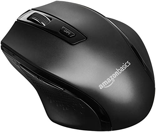 Amazon Basics Souris sans fil ergonomique - DPI réglables - Noir Fiche Technique et Prix au Maroc