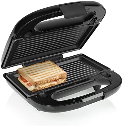 TRISTAR appareil à croque-monsieur 3-en-1 SA-3071 - Plaques de cuisson croque-monsieur, graufres et gril interchangeables - Surface de cuisson : 22,4 x 12,5 cm - 750 W Fiche Technique et Prix au Maroc