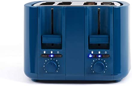 LIVOO Feel good moments - Grille-pain 4 fentes DOD167 Bleu Fiche Technique et Prix au Maroc