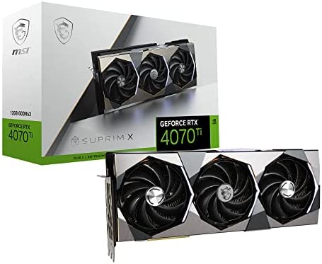 MSI GeForce RTX 4070 Ti SUPRIM X 12G Carte Graphique Gaming Fiche Technique et Prix au Maroc