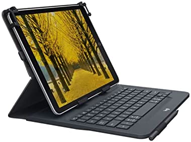 Logitech Universal Folio Etui iPad/Tablette avec Clavier sans Fil Bluetooth, pour Ipad 9-10 Pouces/Tablette Windows, Configuration Facile, Batterie Longue Durée 2 Ans, Clavier AZERTY Français - Noir Fiche Technique et Prix au Maroc