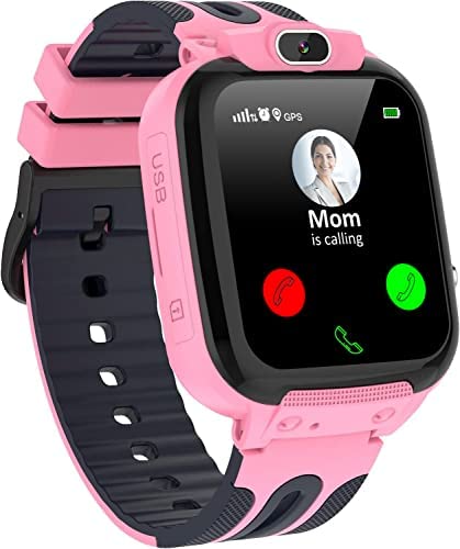 YEDASAH Montre GPS Enfants,Montre Intelligente Enfant Fille Garçon Téléphone SOS Voice Chat Appel Réciproque écran Tactile étanche étudiants, Enfant Jouets éducatifs 3-14Ys Fiche Technique et Prix au Maroc