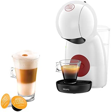 Krups Nescafé Dolce Gusto Piccolo XS blanche Machine à café Ultra compact Cafetière a dosette Multi-boissons Intuitive Pression 15 bars Mode eco YY4204FD Fiche Technique et Prix au Maroc