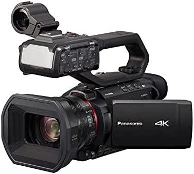 Panasonic X2000 | Caméscope Semi-Pro 4K (4K 60p, Zoom Optique Leica 24x, 25mm, Stabilisé, Viseur, Enreg. interne 4:2:2 10bit 4Kj, Live Streaming FHD, Torche LED,2 Prises XLR) Noir – Version Française Fiche Technique et Prix au Maroc