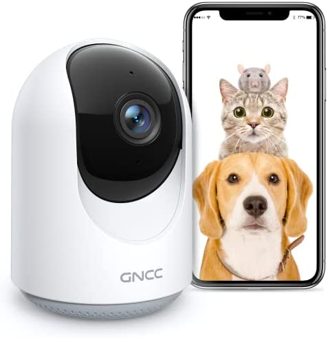 GNCC Camera Surveillance WiFi Interieur, Caméras de Surveillance 2.4G, Vision Nocturne, Détection de Mouvement, Audio Bidirectionnel, Compatible avec Alexa et Google Assistant(Manuel Haut et Bas), P1 Fiche Technique et Prix au Maroc