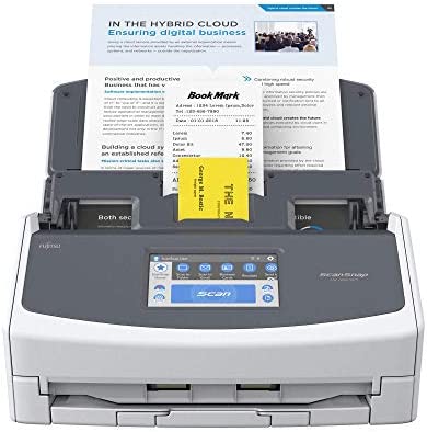 ScanSnap iX1600 Blanc Scanner de Documents - Recto Verso, ADF, A4, Wi-FI, sans Fil, USB 3.2 Fiche Technique et Prix au Maroc