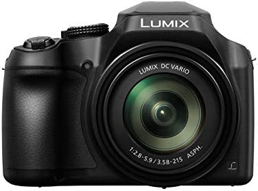 Panasonic Lumix FZ82 | Appareil Photo Bridge Zoom Puissant (Capteur 18MP, Zoom Lumix 60x F2.8-5.9, Grand angle 20mm, Viseur, Ecran tactile, Vidéo 4K, Stabilisation) Noir – Version Française Fiche Technique et Prix au Maroc