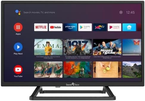Smart Tech TV LED HD 24' (60cm) ANDROID TV, DVB-T2/C/S2,H.265,HDR 10,Dolby Audio, 3xHDMI, 2xUSB Fiche Technique et Prix au Maroc