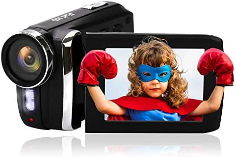 Heegomn Caméscope numérique débutant pour Enfants/Enfants/Adolescents, Mini caméra vidéo 1080P HD / 36MP/2.8" LCD/Batterie Rechargeable/Zoom numérique 8X Camcorder Fiche Technique et Prix au Maroc