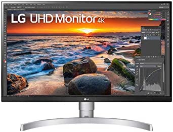 LG UltraFine 27UN83A-W Ecran PC 27" - dalle IPS résolution UHD 4K (3840x2160), 5ms 60Hz, HDR 400, sRGB 99%, AMD FreeSync, réglages inclinaison, hauteur, 90°, USB-C (60W), haut-parleurs Fiche Technique et Prix au Maroc