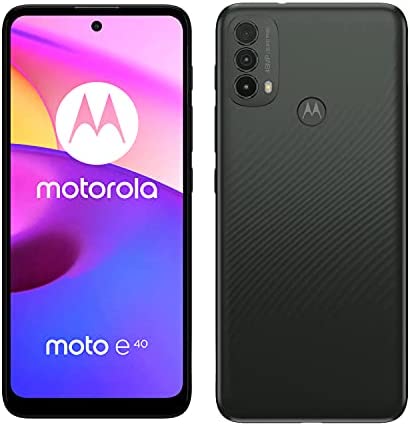 Motorola Moto E40 6,5" HD+ 90 Hz 4/64 Go Grey Fiche Technique et Prix au Maroc