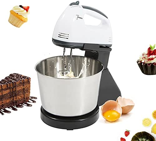 Mini Robot Pâtissier Silencieux Professionnel 100W Robot Pétrin Pétrisseur Pâtisserie Solide Robot de Cuisine Multifonctions avec Bol 1.7L Batteur Électrique 7 niveaux de vitesse Fiche Technique et Prix au Maroc