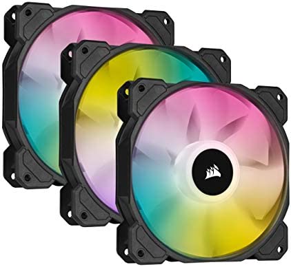 Corsair iCUE SP120 RGB ELITE Performance 120 mm Kit de Trois Ventilateurs avec iCUE Lighting Node CORE (Technologie CORSAIR AirGuide, Huit LED RGB Paramétrables, Silencieux niveau sonore 18 dBA) Noir Fiche Technique et Prix au Maroc