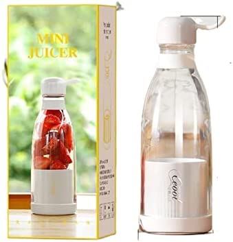 RENOA Blender Personnel Compact de comptoir Electric Juicer Orange Squeezer Mini Blender Blender Fruit Smoothies Extracteurs Multifonction Juice Maker Machine Blender (Color : White) Fiche Technique et Prix au Maroc