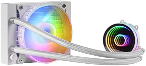 MARSGAMING ML-ONE120 Blanc, Refroidissement Liquide CPU, TDP 200W, Infinity Mirror, Ventilateur FRGB Silencieux, Universal Multisocket Fiche Technique et Prix au Maroc