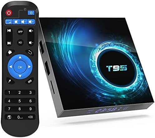 Android 10.0 TV Box T95 2 Go RAM 16 Go ROM Quadcore Support 6K 3D Allwinner H616 1080p Ethernet HDMI 2.0 H.265 2.4/5.0 GHz WiFi BT5.0 10/100 m Fiche Technique et Prix au Maroc