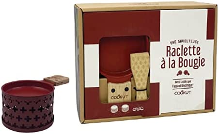 COOKUT raclette à la bougie pour 2 personnes couleur rouge serie limitée LUMI2SL02 Fiche Technique et Prix au Maroc