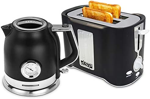 XYY bouilloire 1.8L, 1500 watts Ebullition Rapide et Toaster grille-pain fente large 2 tranches, décongélation et réchauffage Fiche Technique et Prix au Maroc