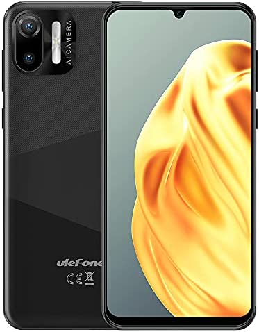 Ulefone 3G Téléphone Portable Debloqué Note 6, 8,5mm Ultra Mince Dual SIM Smartphone,Écran HD+ 6,1'',Fente pour 3 Cartes, Android 11 Go,1Go + 32Go,Caméra 2MP+5MP,Déverrouillage du Visage GPS Noir Fiche Technique et Prix au Maroc