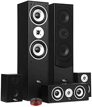 Evidence Acoustics Ensemble HiFi/Home-Cinéma EA850-BK - 5 Enceintes 850W - Bass Reflex Surround Home à 3 Voies- Câble 5M Fiche Technique et Prix au Maroc