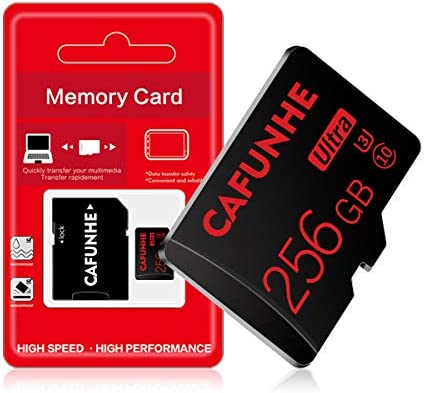256Go Carte Micro SD Carte mémoire Micro SD 256Go Classe 10 Carte mémoire Flash TF/T Haute Vitesse pour téléphones Android Fiche Technique et Prix au Maroc