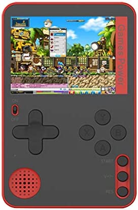 KingbeefLIU Console De Jeu Portable Mini Lecteur De Jeu Vidéo Classique ABS pour Enfants avec 400 Jeux Classiques Rouge Fiche Technique et Prix au Maroc
