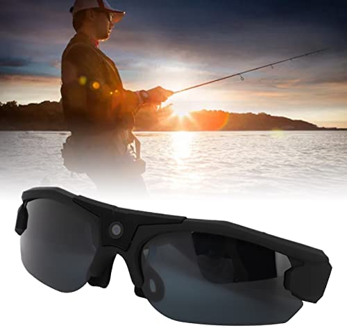 Lunettes de Caméra, Lunettes de Soleil pour Appareil Photo Portable WiFi 1080P HD, Lunettes D'enregistreur Vidéo de Sport Numérique, pour Le Cyclisme, la Conduite, la Randonnée, (Le Noir) Fiche Technique et Prix au Maroc