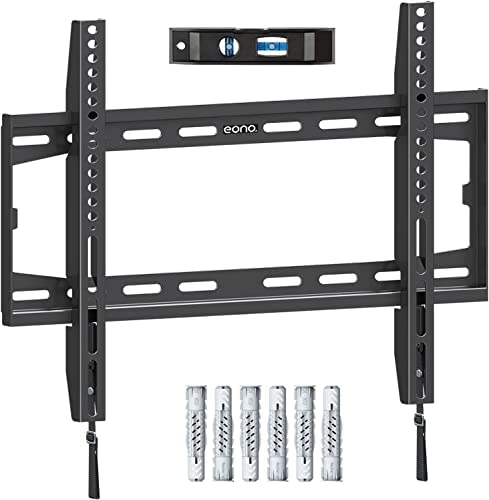 Amazon Brand – Eono Support Murale TV Fixes Robustes, pour la Plupart des Téléviseurs LED, LCD, OLED et Plasma de 26-55 Pouces jusqu'à VESA 400x400mm et 45,5kg, Support TV PL2361-K Fiche Technique et Prix au Maroc