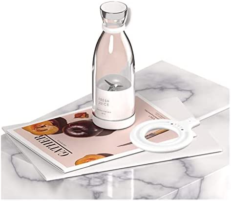 RENOA Blender Personnel Compact de comptoir Mini Juicer Juicer Juicer Blender Blender Smoothie Milking Milkshake Blender Juicer (Color : White) Fiche Technique et Prix au Maroc