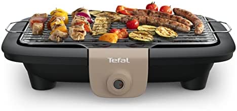 Tefal Barbecue électrique de table, Puissance 2300 W, Grillades Réussies, Grille en inox, Nettoyage Facile, Fabriqué en France BG90C814 Fiche Technique et Prix au Maroc