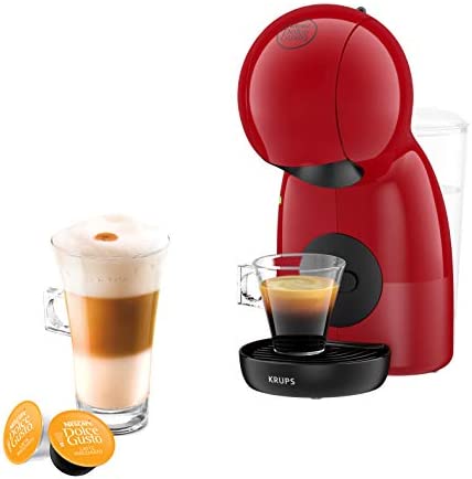Krups Nescafé Dolce Gusto Piccolo XS rouge, Machine à café Ultra compact, Cafetière a dosette Multi-boissons, Intuitive, Pression 15 bars, Mode éco KP1A0510 Fiche Technique et Prix au Maroc