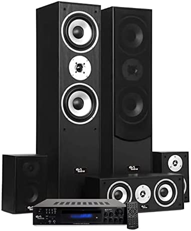 Evidence Acoustics Home-Cinéma EA850-BK - 5 Enceintes 850W - Amplificateur EA-7360-BT - Karaoke 5.1 / USB SD Bluetooth Radio Fiche Technique et Prix au Maroc