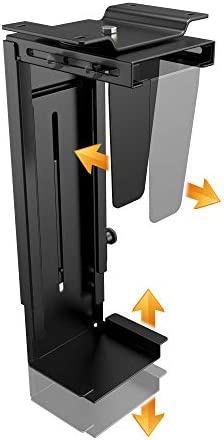 RICOO TRH-06 Support Boîtier PC Universel Rotation 360° Montage sous Bureau Accroche réglable Soutien Ordinateur Réhausseur PC Gamer Fixe Noir Fiche Technique et Prix au Maroc