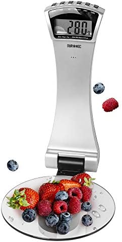 Duronic KS4000 Balance de Cuisine d'une capacité de 3 kg | Fixations murales | Minuterie | Large écran numérique | Fonction d'ajout de poids TARE | Idéale pour la pâtisserie ou comme balance postale Fiche Technique et Prix au Maroc