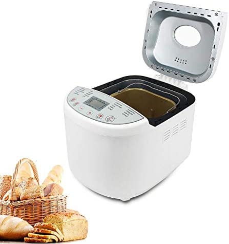 Domaier Machine à Pain, 19 Programmes pour Pain au Levain Naturel, Programmes Sans Gluten, Brioche, Pâtes, Confiture, etc, 3 Taille du pain 1.0/1.5/2.0LB Fiche Technique et Prix au Maroc