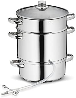 Kela Extracteur à Jus Vapeur, Frutta, Acier inoxydable, Ø 25 cm, 10992 Fiche Technique et Prix au Maroc