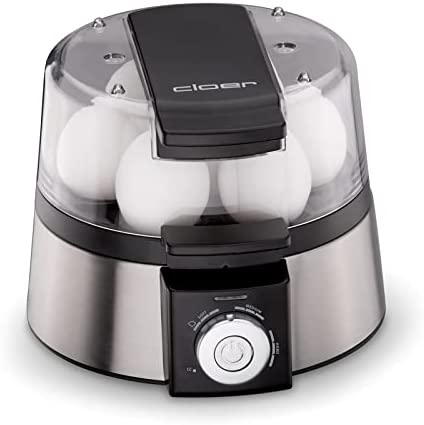 Cloer 6070 Cuiseur à œufs électronique en acier inoxydable ,Noir, argent Fiche Technique et Prix au Maroc