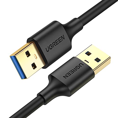 UGREEN Data Câble USB 3.0 Type A Mâle vers Mâle Câble Double USB SuperSpeed pour Disque Dur Boîtier Externe, DVD, Refroidisseur PC Portable et Lecteur Blu Ray (0.5M) Fiche Technique et Prix au Maroc