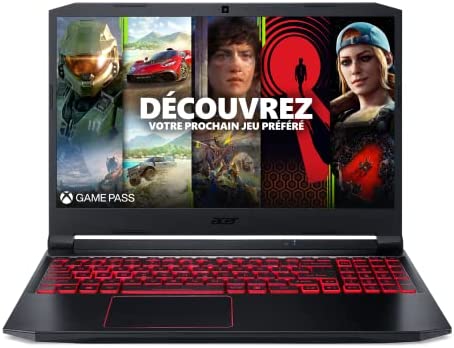 Acer Nitro 5 AN515-57-52LE Ordinateur Portable Gaming 15,6'' FHD IPS 144 Hz, PC Portable Gamer (Intel Core i5-11400H, NVIDIA GeForce RTX 3050Ti, RAM 16 Go, 512 Go SSD, Windows 11) - Laptop Gaming Noir Fiche Technique et Prix au Maroc