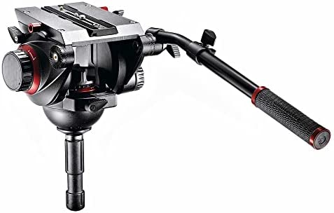 Manfrotto 509 Tête Vidéo Fluide d'Aluminium pour DSLR, Mirrorless, Caméra Vidéo, Accessoires de Photographie pour la Création de Contenu, Videomaking, Vlogging - 13,5 kg de Charge Utile Fiche Technique et Prix au Maroc
